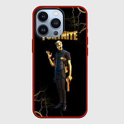 Чехол для iPhone 13 Pro Gold Midas Fortnite 2, цвет: 3D-красный