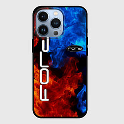 Чехол для iPhone 13 Pro FORD, цвет: 3D-черный