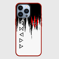Чехол для iPhone 13 Pro The Witcher, цвет: 3D-красный