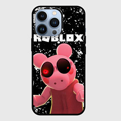 Чехол для iPhone 13 Pro Roblox Piggy, цвет: 3D-черный