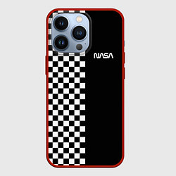 Чехол для iPhone 13 Pro NASA, цвет: 3D-красный