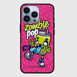 Чехол для iPhone 13 Pro Зомби диета граффити, цвет: 3D-черный