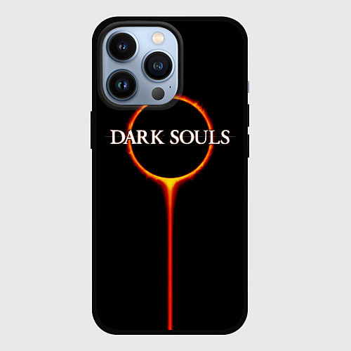 Чехол iPhone 13 Pro Dark Souls / 3D-Черный – фото 1