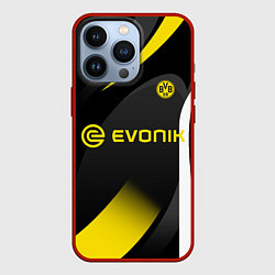 Чехол для iPhone 13 Pro BORUSSIA DORTMUND, цвет: 3D-красный