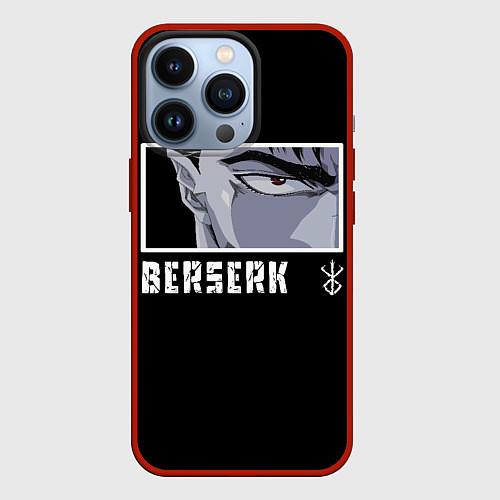 Чехол iPhone 13 Pro Берсерк / 3D-Красный – фото 1