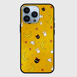 Чехол для iPhone 13 Pro СЕЙЛОР МУН, цвет: 3D-черный