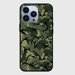 Чехол для iPhone 13 Pro Камуфляж, цвет: 3D-черный