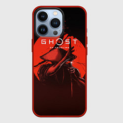 Чехол для iPhone 13 Pro Ghost of Tsushima, цвет: 3D-красный