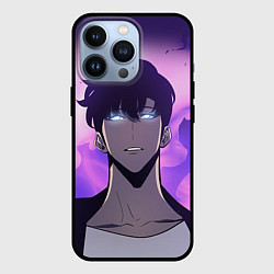 Чехол для iPhone 13 Pro Поднятие уровня в одиночку, цвет: 3D-черный