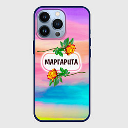 Чехол для iPhone 13 Pro Маргарита, цвет: 3D-тёмно-синий