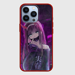 Чехол для iPhone 13 Pro Zero Two in mask, цвет: 3D-красный