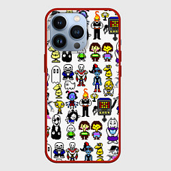 Чехол для iPhone 13 Pro UNDERTALE, цвет: 3D-красный