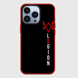 Чехол для iPhone 13 Pro Watch Dogs: Legion, цвет: 3D-красный