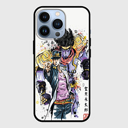 Чехол для iPhone 13 Pro JOJO, цвет: 3D-черный