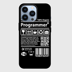 Чехол для iPhone 13 Pro Programmer, цвет: 3D-черный