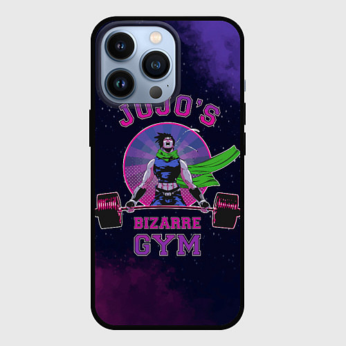 Чехол iPhone 13 Pro JoJo’s Bizarre Adventure Gym / 3D-Черный – фото 1