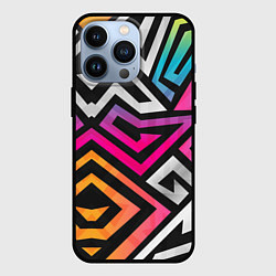 Чехол для iPhone 13 Pro GRAFFITY, цвет: 3D-черный