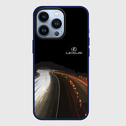 Чехол для iPhone 13 Pro Night route, цвет: 3D-тёмно-синий