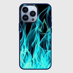Чехол для iPhone 13 Pro ASSASSINS CREED VALHALLA, цвет: 3D-тёмно-синий