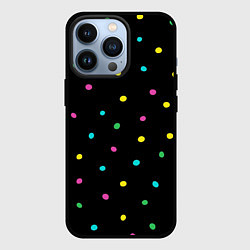 Чехол для iPhone 13 Pro Конфетти, цвет: 3D-черный