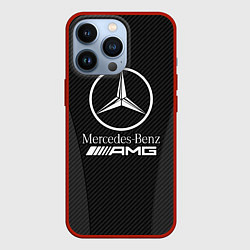 Чехол для iPhone 13 Pro MERCEDES-BENZ, цвет: 3D-красный