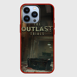 Чехол для iPhone 13 Pro The Outlast Trials, цвет: 3D-красный