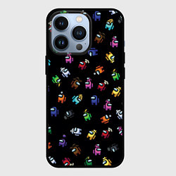 Чехол для iPhone 13 Pro Among Us, цвет: 3D-черный