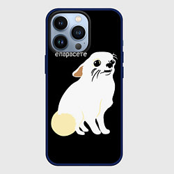 Чехол для iPhone 13 Pro Ёпарасете, цвет: 3D-тёмно-синий
