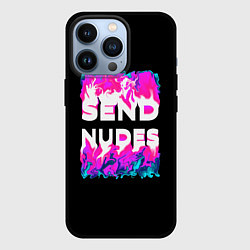 Чехол для iPhone 13 Pro Send Nudes, цвет: 3D-черный