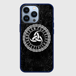 Чехол для iPhone 13 Pro Рог Одина, цвет: 3D-тёмно-синий
