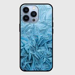 Чехол для iPhone 13 Pro Иней, цвет: 3D-черный