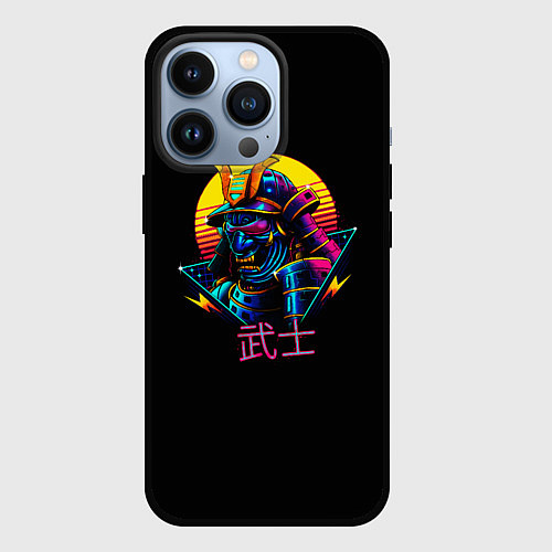 Чехол iPhone 13 Pro Cyber Samurai / 3D-Черный – фото 1