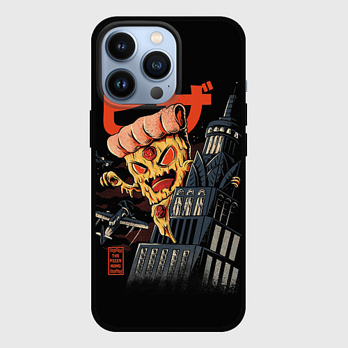 Чехол iPhone 13 Pro Pizza Kong / 3D-Черный – фото 1