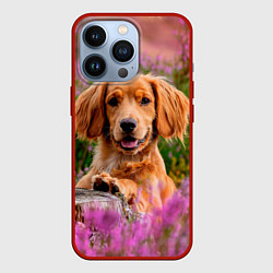Чехол для iPhone 13 Pro Dog, цвет: 3D-красный