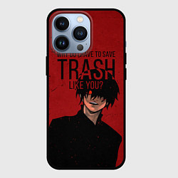 Чехол для iPhone 13 Pro Trash, цвет: 3D-черный
