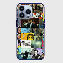 Чехол для iPhone 13 Pro АКАДЕМИЯ АМБРЕЛЛА, цвет: 3D-тёмно-синий