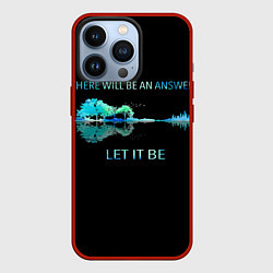 Чехол для iPhone 13 Pro The Beatles, цвет: 3D-красный