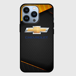 Чехол для iPhone 13 Pro CHEVROLET Шевроле, цвет: 3D-черный