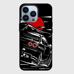 Чехол для iPhone 13 Pro Skyline R 34 R34 скайлайн, цвет: 3D-черный