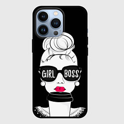 Чехол для iPhone 13 Pro Girl Boss, цвет: 3D-черный