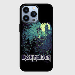 Чехол для iPhone 13 Pro IRON MAIDEN, цвет: 3D-черный