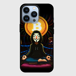 Чехол для iPhone 13 Pro БИТКОИН BITCOIN, цвет: 3D-черный