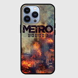 Чехол для iPhone 13 Pro Metro Exodus, цвет: 3D-черный