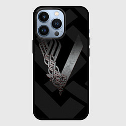 Чехол для iPhone 13 Pro ВИКИНГИ VIKINGS V, цвет: 3D-черный