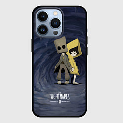 Чехол для iPhone 13 Pro Little Nightmares 2, цвет: 3D-черный