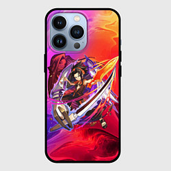 Чехол для iPhone 13 Pro Шаман Кинг Йо Асакура, цвет: 3D-черный