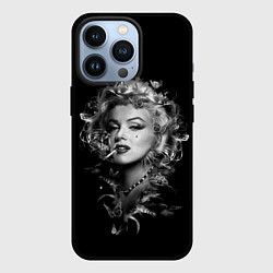 Чехол для iPhone 13 Pro МЭРИЛИН, цвет: 3D-черный