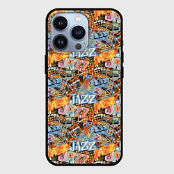 Чехол для iPhone 13 Pro Jazz, цвет: 3D-черный