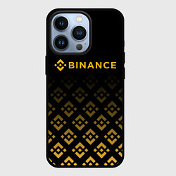 Чехол для iPhone 13 Pro BINANCE БИНАНС БИРЖА, цвет: 3D-черный