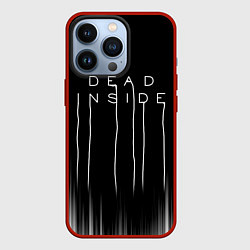 Чехол для iPhone 13 Pro DEAD INSIDE DEATH STRANDING, цвет: 3D-красный